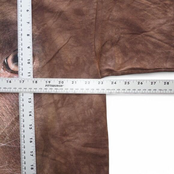 The Mountain by Liquid Blue 'Chocolate Lab' Face Cotton T-Shirt Brown Unisex XL - Picture 5 of 7